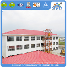 Easy build affordable steel structure prefabricated hotel building hotel rooms